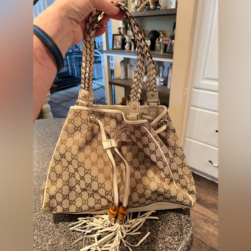 Gucci Cream Tote